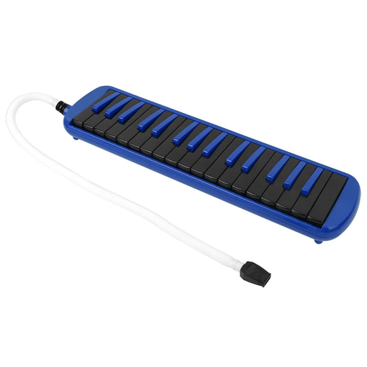 Blue 32-Key Melodica – A Fun Wind-Powered Keyboard for Budding Musicians + Portable Bag