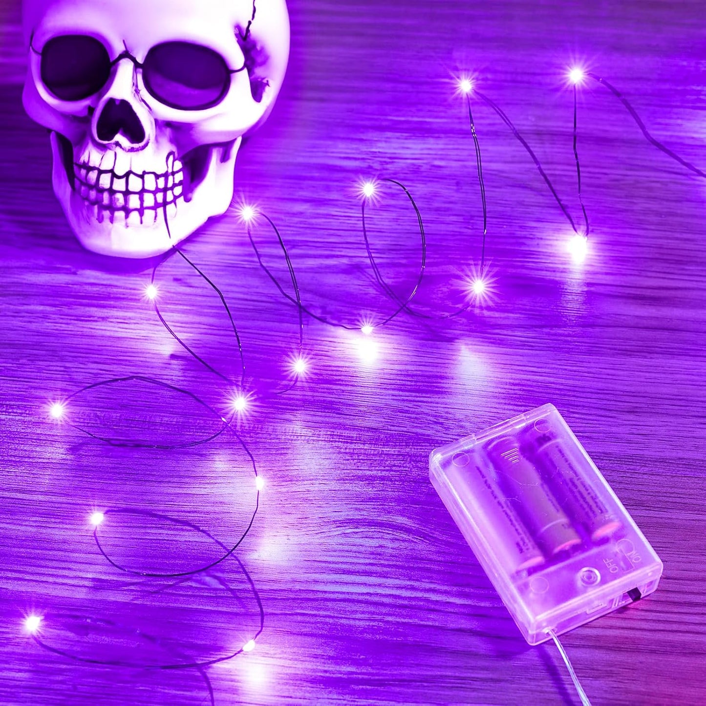✨ 33Ft Battery-Operated Fairy Lights – 100 LED Copper Wire Twinkle Lights, Waterproof for Jars, Parties, Weddings & Cozy Decor