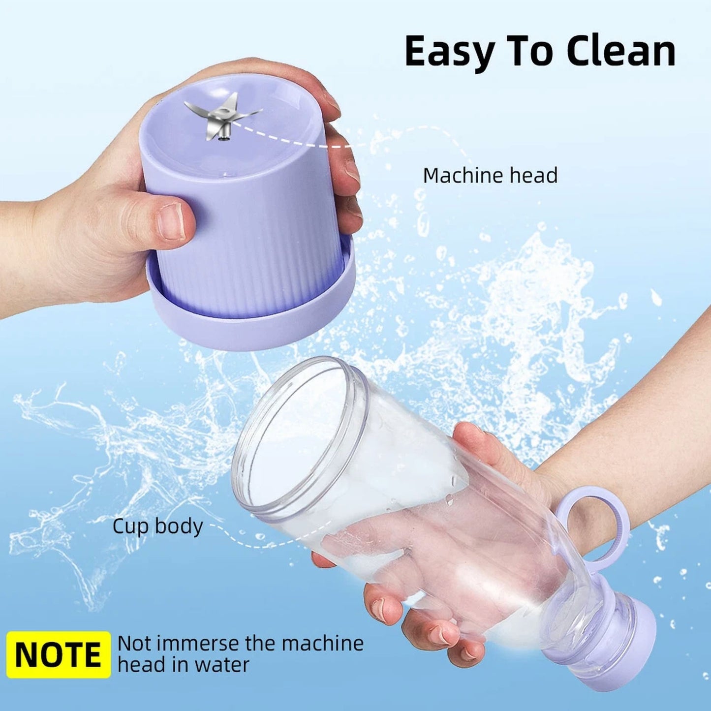 Smoothie Companion – 350ml Rechargeable Blender Bottle for Shakes, Juices & Joy