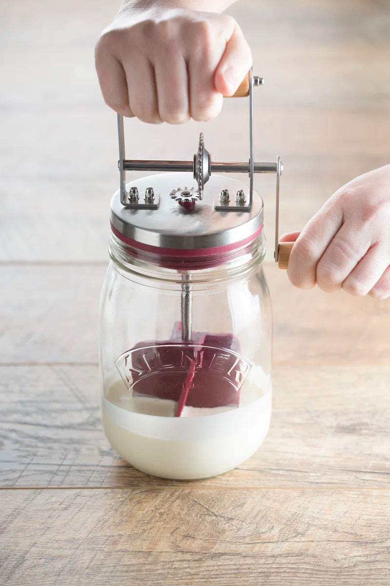Create & Make Glass Butter Churn