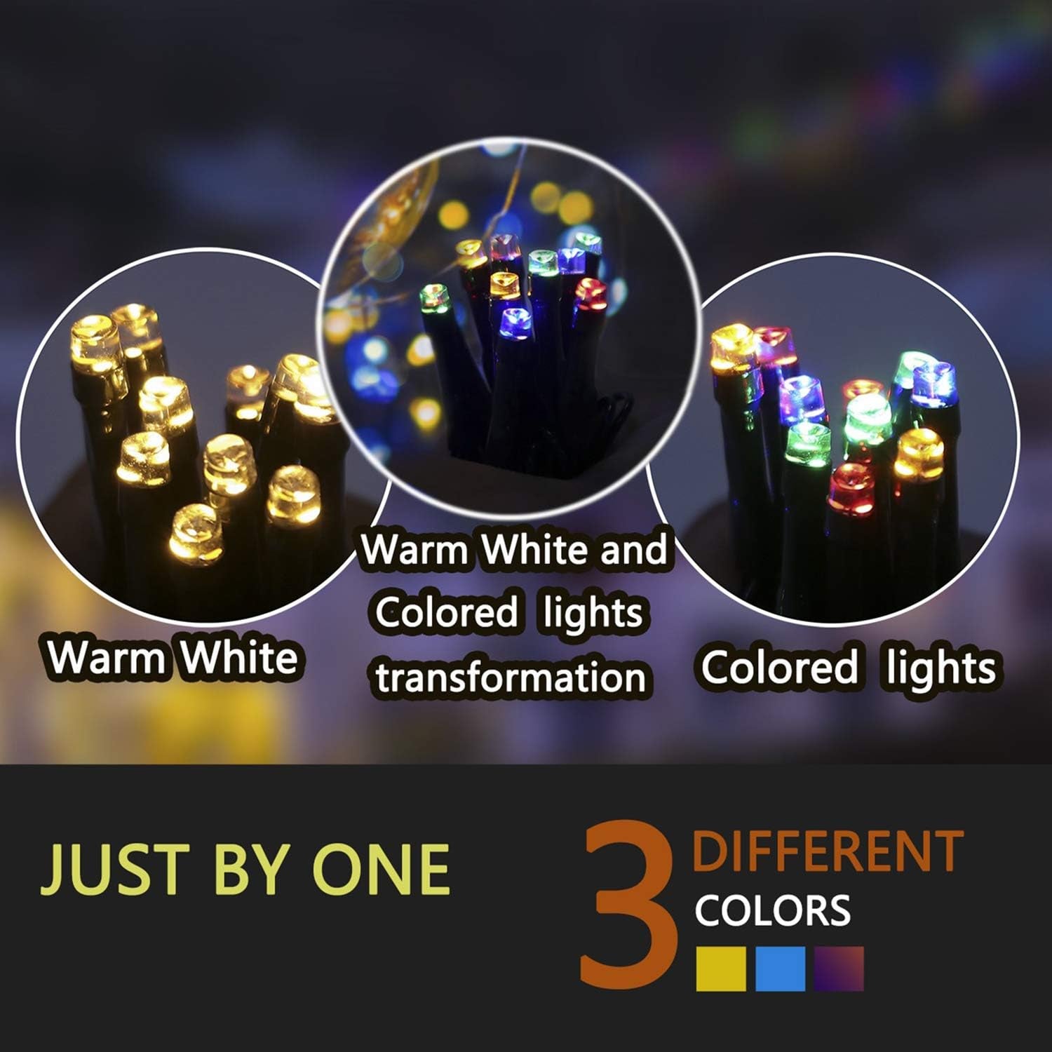 Haili 105Ft Color-Changing Lights – Outdoor LED String Lights with Remote for Patio, Garden, Celebrations & More