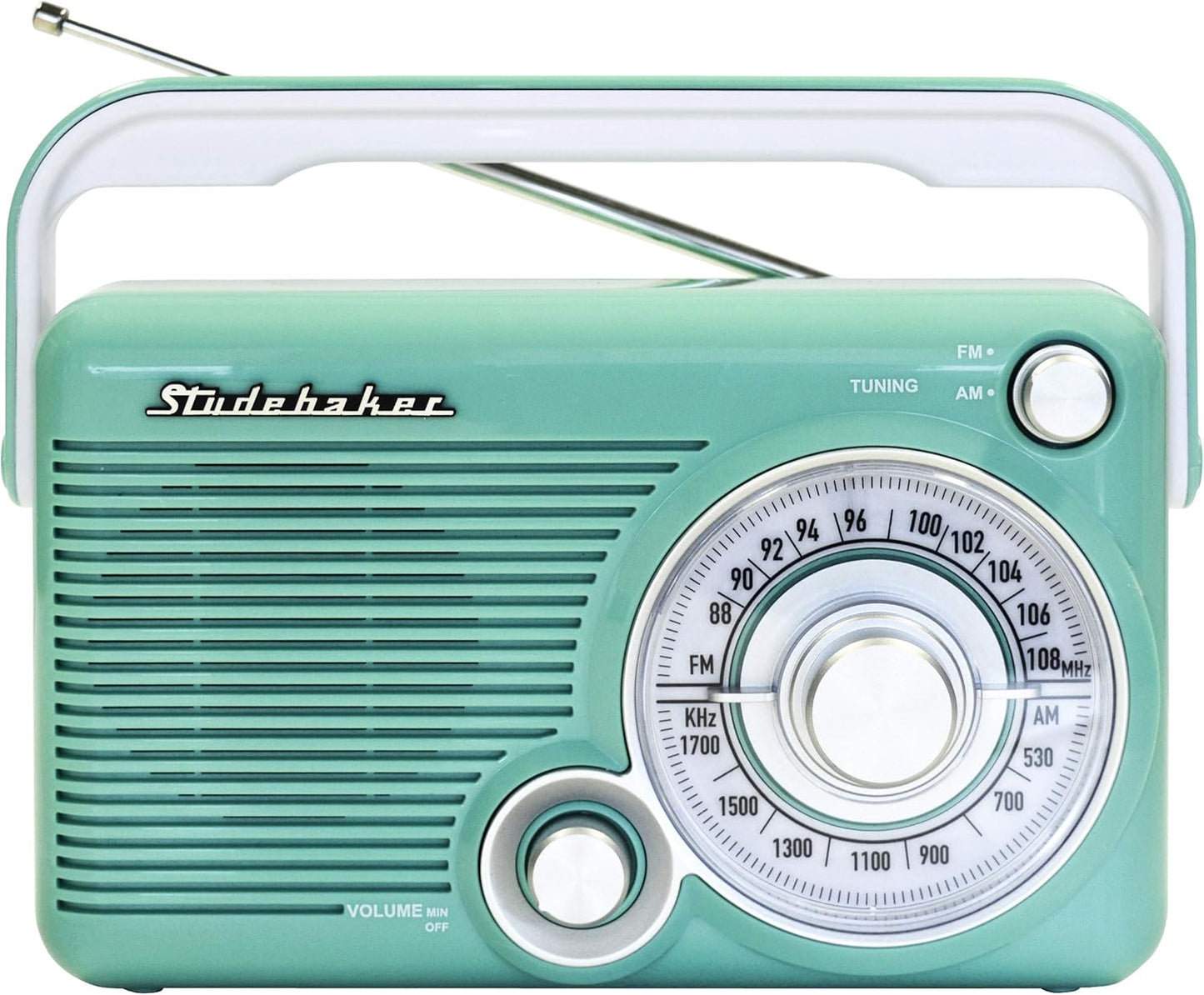 Retro AM/FM Radio – Portable, Aux-In, Headphone Jack, Dual Power