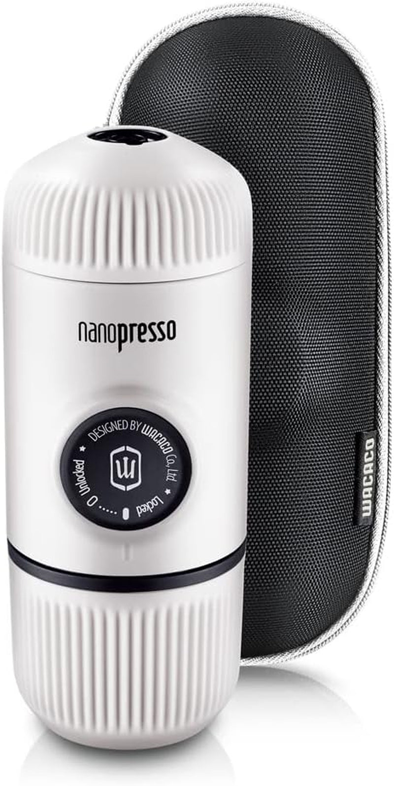 ☕ Nanopresso Portable Espresso Maker – Upgraded Travel Edition with Protective Case, Available in Multiple Colors (Elements Series)
