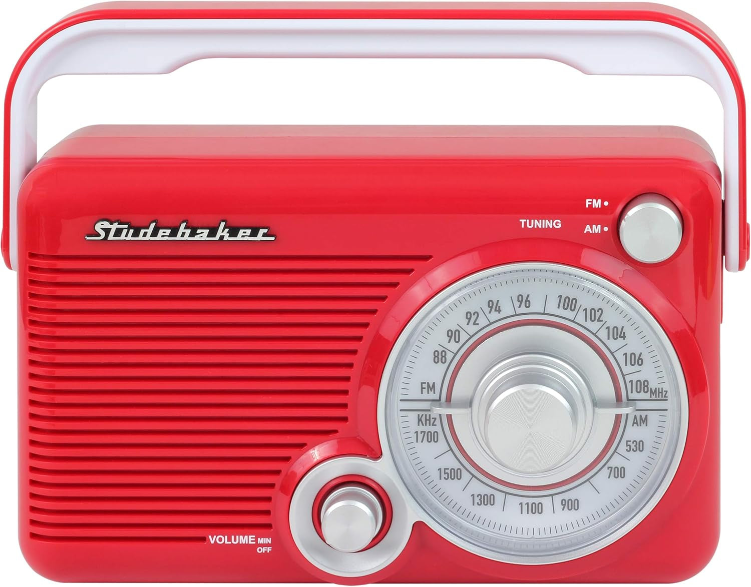 Retro AM/FM Radio – Portable, Aux-In, Headphone Jack, Dual Power
