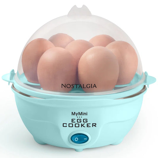 🥚 Retro Electric Egg Cooker – 7-Egg Capacity for Boiled, Poached, Scrambled & More | Built-In Alarm
