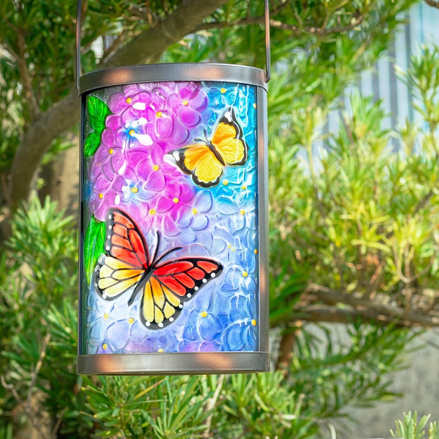 Nature’s Glow Lantern Collection – Waterproof Solar LED Lights with Multiple Designs for Outdoor Charm & Peaceful Spaces