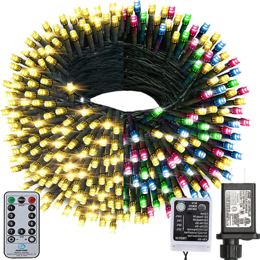 Haili 105Ft Color-Changing Lights – Outdoor LED String Lights with Remote for Patio, Garden, Celebrations & More