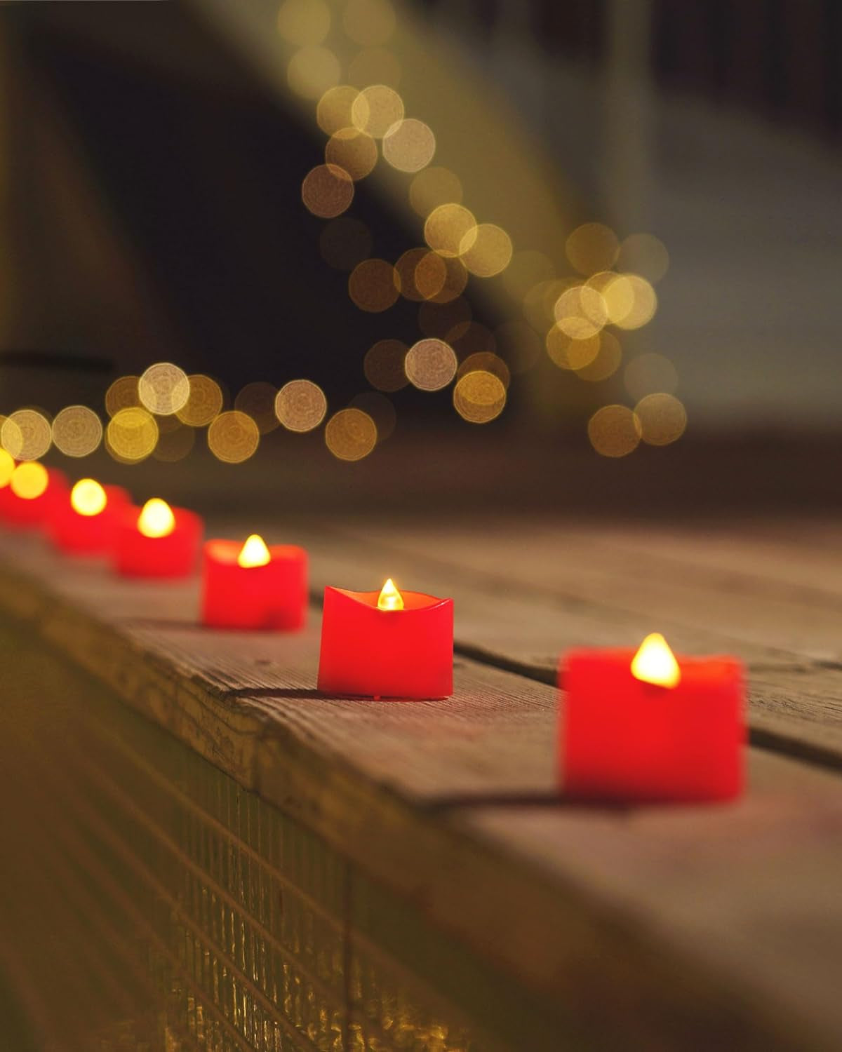 LED Tea Lights – Long-Lasting Battery Operated Flameless Candles for Events & Home (24-Pack)