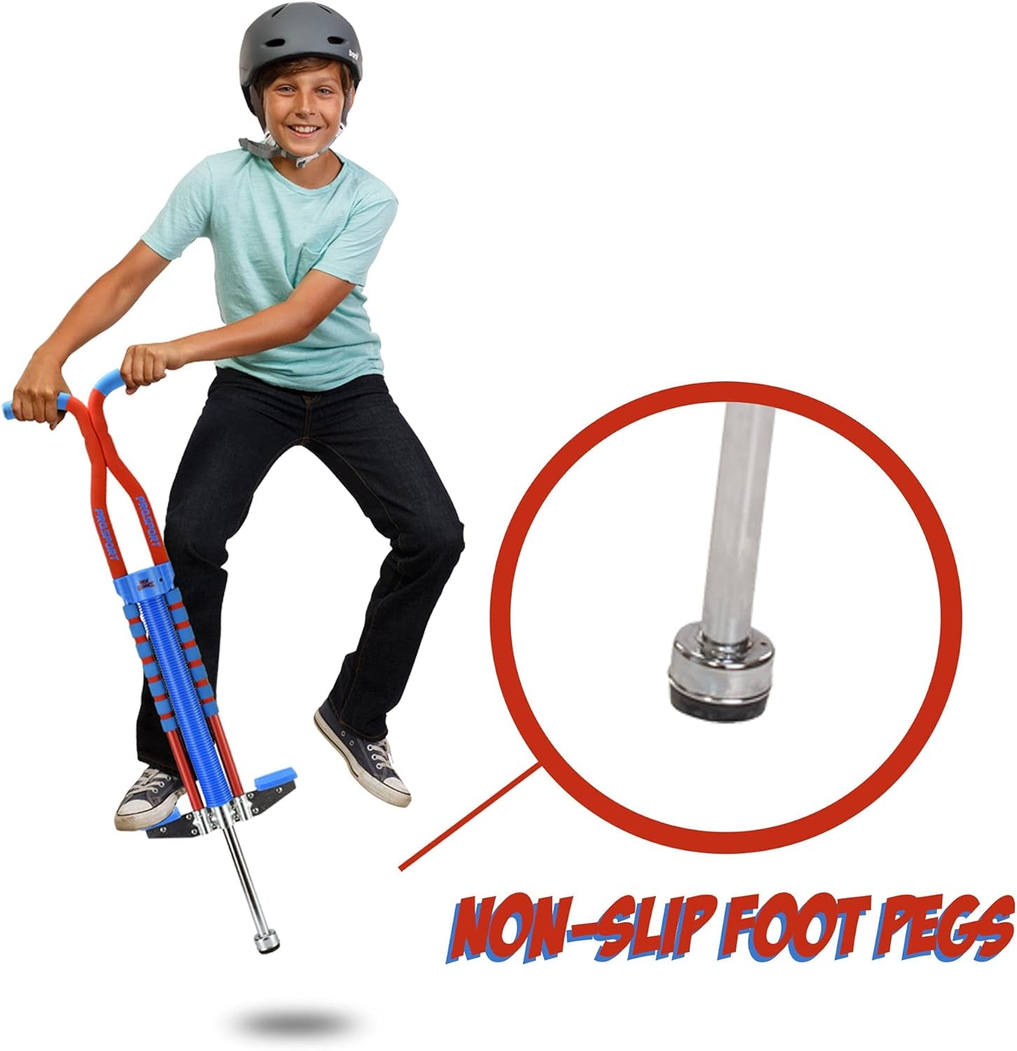 🦘 Pro Sport Pogo Stick for Kids Ages 9+ (80–160 lbs) – Durable, Easy-Grip Fun
