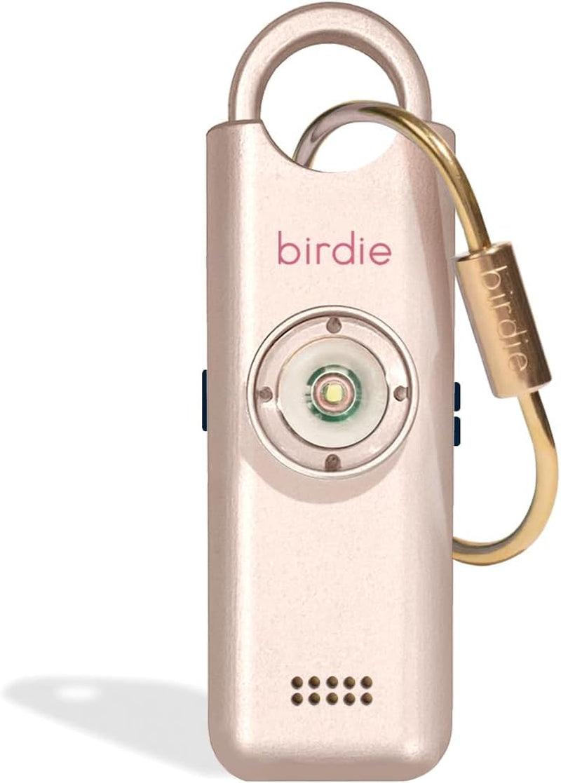 She’s Birdie – Aqua Personal Safety Alarm with Siren, Strobe Light & Keychain  Designed by Women, for Women