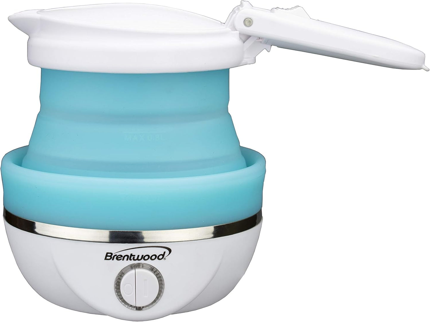KT-1508BL Dual Voltage 120/220 Volt Collapsible-Travel Kettle, 0.8 Liter